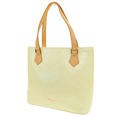 Pre-owned Louis Vuitton Houston Yellow Canvas Tote Bag ()