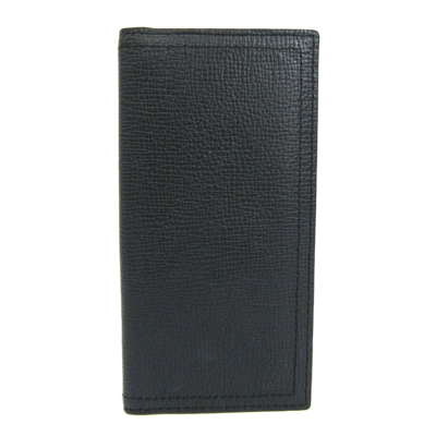 Pre-owned Louis Vuitton Portefeuille Long Navy Leather Wallet  ()