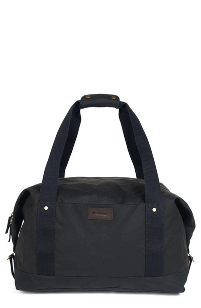 Barbour Essential Wax Holdall In Navy