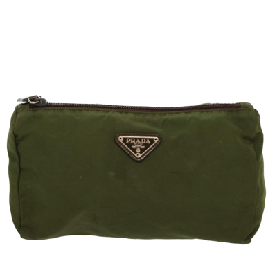 Prada Synthetic Clutch Bag () In Green