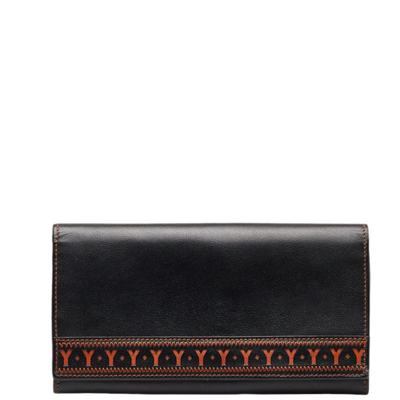 Saint Laurent Black Leather Wallet  ()