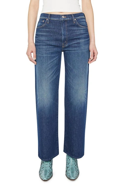 Mother The Dodger Ankle Cropped High-rise Wide-leg Jeans In Digital Underground