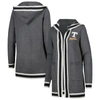 Gameday Couture Charcoal Florida Gators One More Round Tri-blend Striped Cardigan Sweater In Charcoal