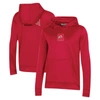 Under Armour Red Utah Utes 2023 Sideline Performance Pullover Hoodie In Red