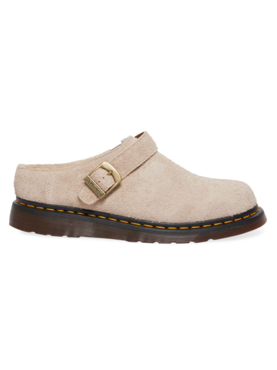 Dr. Martens' Dr. Martens Isham Faux Shearling Slingback Mules In Vintage Taupe