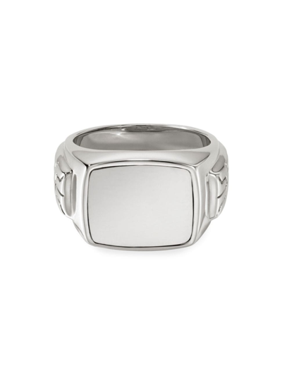 John Hardy Men's Silver Signet Ring