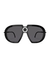 Silhouette Men's Limited Edition Futura Dot 55mm Shield Sunglasses In Black