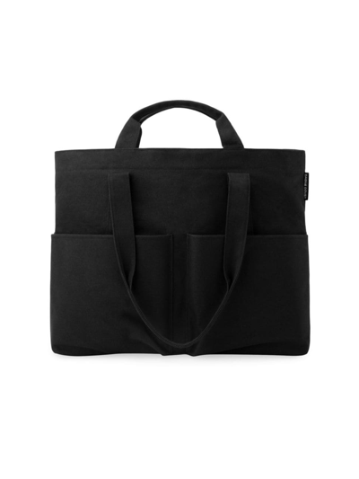 Dagne Dover Large Vida Organic Cotton Tote In Onyx