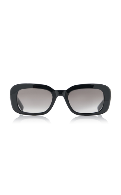 Saint Laurent Acetate Sunglasses In Black