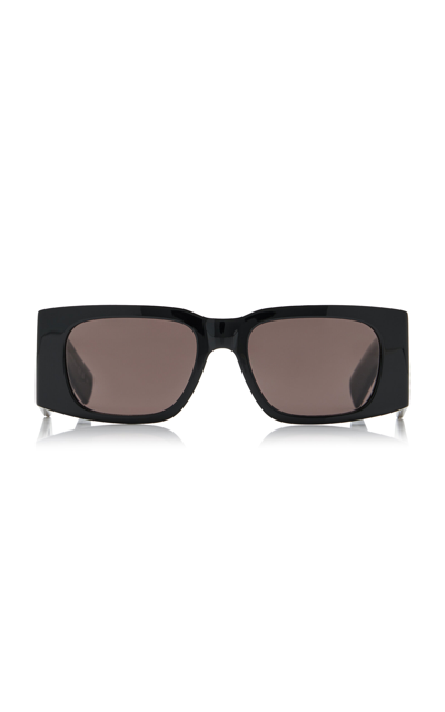 Saint Laurent Acetate Sunglasses In Black