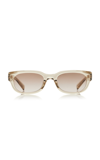 SAINT LAURENT SQUARE-FRAME ACETATE SUNGLASSES