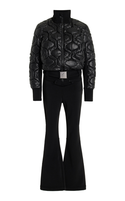 Toni Sailer Conni Puffer Shell Ski Suit In Black