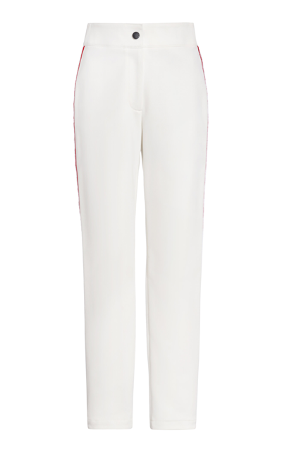 Moncler Embroidered Pants In White