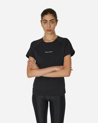District Vision Short Sleeve Fitted Tee In Black