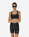 District Vision Citta Printed Recycled Stretch Sports Bra In Black