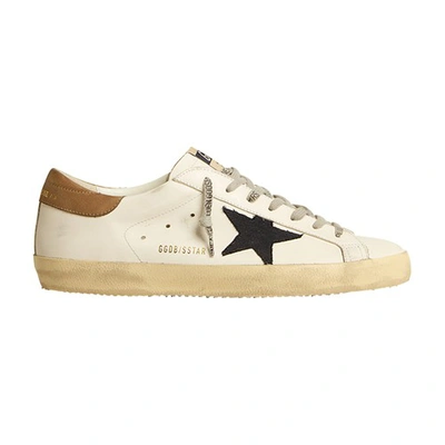 Golden Goose Super-star Classic With List Sneakers In White_navy_taupe
