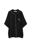 PALM ANGELS SOIRE? LOGO-EMBROIDERED BUTTON-UP SHIRT