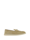 Prada Saint Tropez Loafers In Ecru