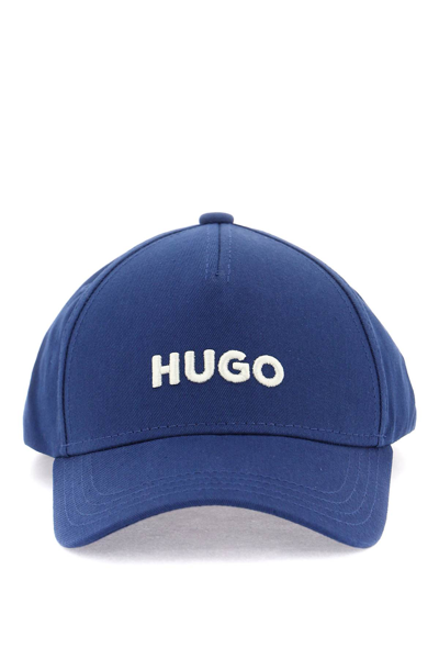 Hugo Boss Baseball Cap With Embroidered Logo In Navy (blue)