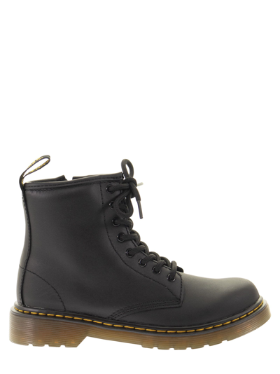 Dr. Martens' Kids' 8-eye Leather Ankle Boot 1460 In Black