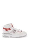 New Balance 650 High-top Sneakers In White With Astro Dust And Angora
