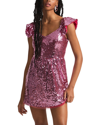 Loveshackfancy Alva Sequin-embellished Minidress