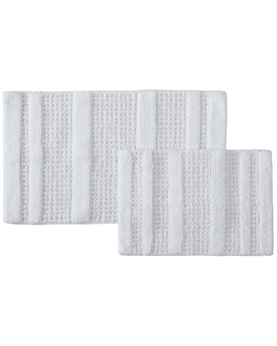 Kenneth Cole New York Kcny Set Of 2 Waffle Tufted Bath Rugs