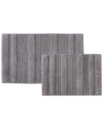 Kenneth Cole New York Kcny Set Of 2 Waffle Tufted Bath Rugs