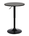 Armen Living Bentley Pub Table In Black
