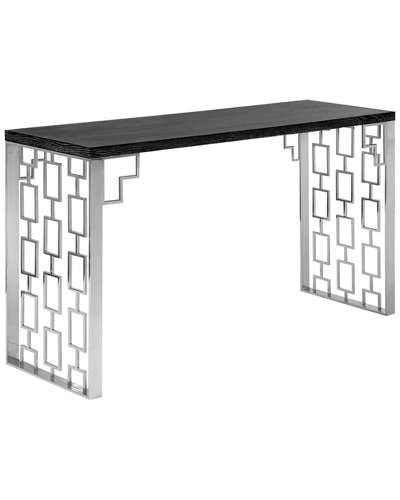 Armen Living Skyline Console Table In Grey