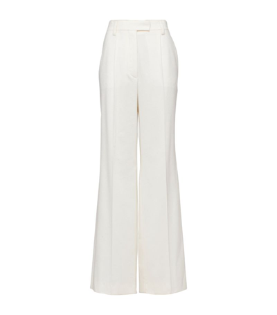 Prada Cashmere Pants In F0009 Bianco