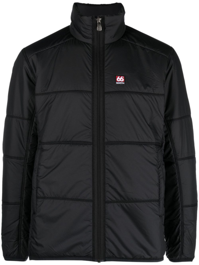 66 North Vatnajökull Quilted Padded Recycled-shell Jacket In Black