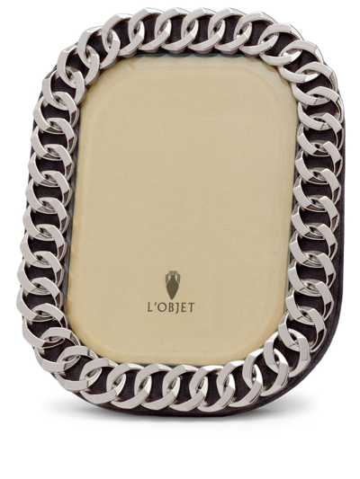 L'OBJET 24K GOLD-PLATED CUBAN LINK FRAME