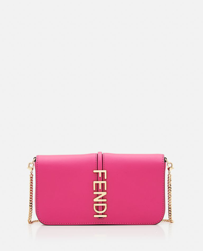 Fendi Wallet On Chain In Pink