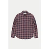 PARAGES GREY RED CHECKS CRINKLE SHIRT