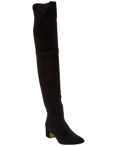 Ted Baker Ayannah Suede Over-the-knee Boot In Black