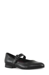 Munro Mary Jane Flat In Black