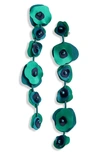 Cult Gaia Zelena Clip On Earrings In Seamoss