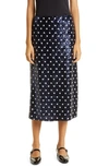 BAUM UND PFERDGARTEN BAUM UND PFERDGARTEN JILY SEQUIN POLKA DOT PENCIL SKIRT