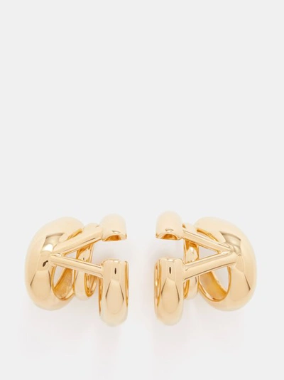 V STRASS Hoop Earrings by Louis Vuitton #earrings #goldearrings  #louisvuitton #louisvuittonearrings …