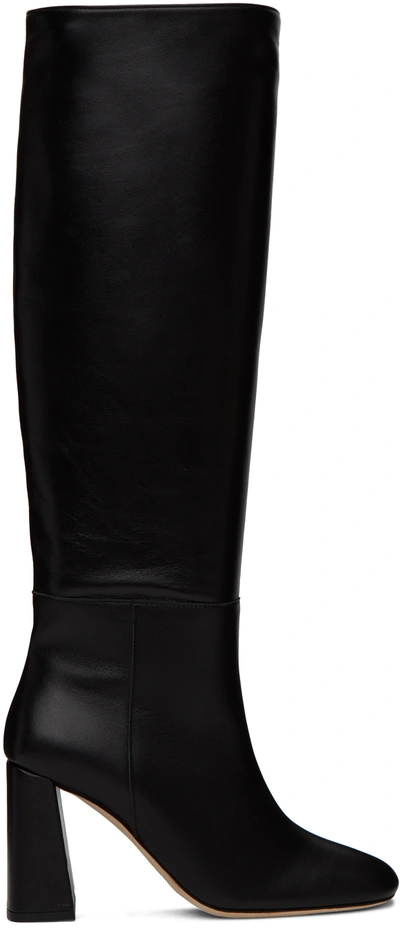 Staud Black Syd Boots In Blk Black