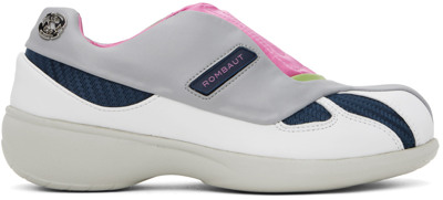 Rombaut Pink & Gray Neo Sneakers In Re-purposed