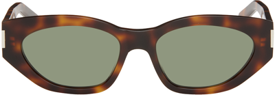 SAINT LAURENT TORTOISESHELL SL 638 SUNGLASSES