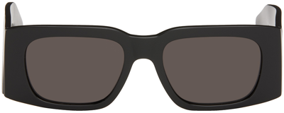 Saint Laurent Sl 654 Black Sunglasses In 001 Black Black Black