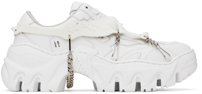 Rombaut Boccaccio Ii Harness Sneakers In White Future Leather