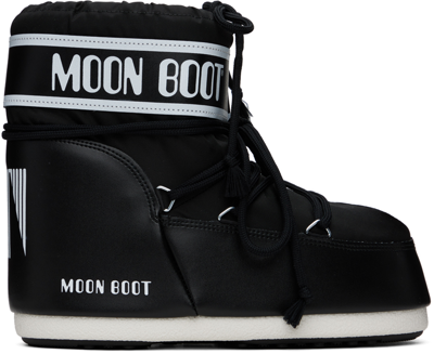 Moon Boot Black Icon Low Boots In 001 Black