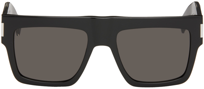 Saint Laurent Sl 628 Acetate Sunglasses In Crystal Black