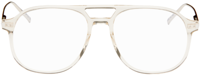 Saint Laurent Silver Sl 626-003 Glasses In 003 Silver