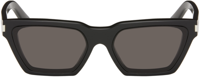 Saint Laurent Black Sl 633 Calista Sunglasses In 001 Black