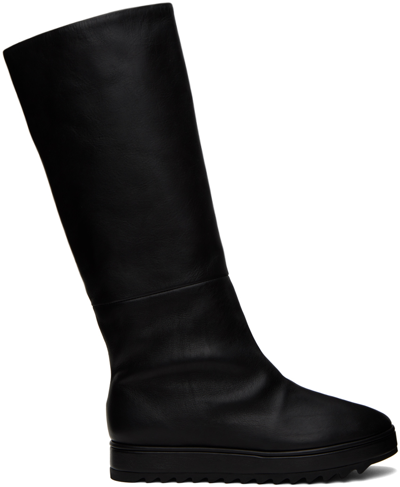 Lauren Manoogian Black Moto Boots In B01 Black